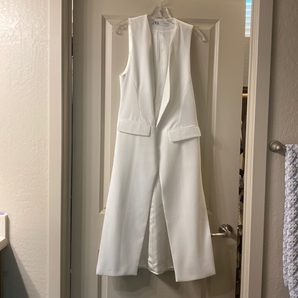 White Zara Vest